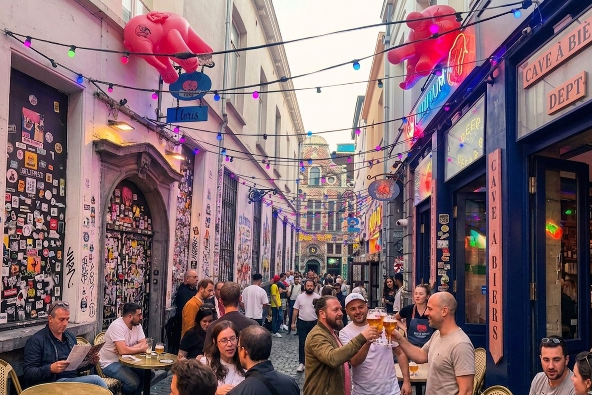 Façade du Delirium Café